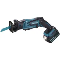 Makita DJR183RTJ1 Scie Sabre Sans-fil - 18V Li-ion - 1 Batterie 5,0 Ah - MAKPAC - Changement Rapide