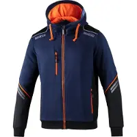 Sparco Hoodie pour Homme Sparco S02414BMAF1S Bleu Marine