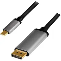 Logilink CUA0100 Câble USB , connecteur USB-C vers DisplayPort, 1,8 m