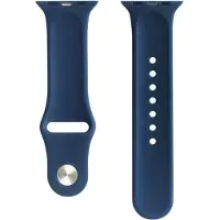 Evelatus Apple Watch 38/40/41mm Silicone Loop (132mm M/L) (38 mm, 40 mm, 41 mm, Silicone), Sangles de montre, Bleu