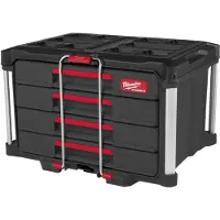 Milwaukee 4932493189 Mallette À Outils Packout Avec 4 Tiroirs