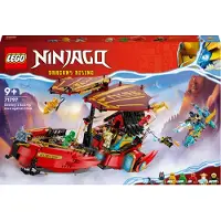 LEGO 71797 NINJAGO Perle du destin - une course contre la montre ; set avec deux dragons (1739 éléments)
