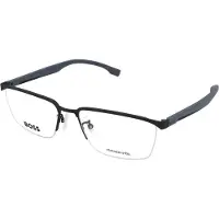 BOSS Lunettes de Vue 1543/F 57/17/150 MATTE BLACK Acier inoxydable homme 1543/F