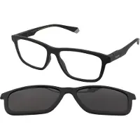 Polaroid Lunettes de soleil - - PLD 2147/CS - Noir Mat - Mixte - Tendance