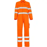Mascot Safe Classic 00419 Jumpsuit With Knee Pad Pockets Orange 72 / 82