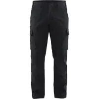 Blakläder Pantalon de travail industrie stretch 2D anti rayures - noir - taille 48