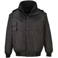 Portwest Blouson Bomber 4 En 1 Couleur : Noir Taille Xxxl -