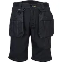 Portwest PW345 PW3 Short avec poches holster Black Gr. 40