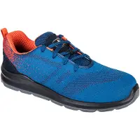 Portwest FT25 Steelite Aire Trainer S1 Bleu/Orange Gr. 48