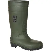 Portwest FW95 Botte de sécurité totale en caoutchouc S5 Vert Gr. 37