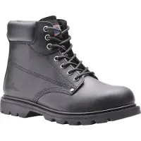 Portwest FW16 Steelite Bottes de sécurité à lacets cousues sur cadre SBP HRO Black T. 42
