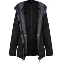 Regatta TRA148 | Femmes Benson III Breathable 3 in 1 Jacket, Imperméable - Couleur : Black - Taille : 36 (10)