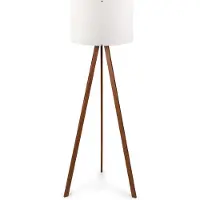 Opviq , AYD-1528, Lampadaire, blanc, MDF, 38 x 38 x 140 cm