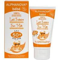 Alphanova Bébé Lait solaire très haute protection bio SPF50+ 50 g Crème Protection Solaire