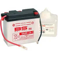 Bs Battery Batterie Bs 6n4b-2a-3 Batterie au plomb-acide à électrolyte liquide Transparente Transparente Taille unique
