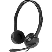 Natec Casque PC - - Canary GO - Micro Réglable - Télécommande - Jack 3,5mm