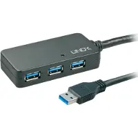 Lindy 3xusb 3.0 Docking Station 10 M Argenté