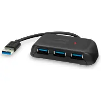Speedlink SL-140109-BK USB-Hub SNAPPY EVO 4-fach schwarz