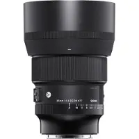 Sigma Dg Dn A Se 85 Mm F/1.4 Telephoto Lens Noir