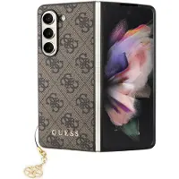 GUESS Guhczfd5gf4gbr F946 Z Fold5 4g Charms Collection Phone Case Marron