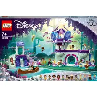 LEGO Disney Princesse Le Voyage de la Princesse Enchantée, ensemble 3-en-1 avec Cendrillon, Jasmine et Raiponce, jouet à construire pour enfant, idée cadeau pour 6 ans, filles et garçons, 43216
