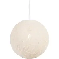 QAZQA Suspension intelligente blanche 45 cm avec Wifi A60 - Corda
