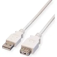OEM VALUE Câble USB 2.0 Type A-A, M/F 3.0m