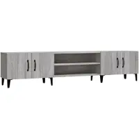 vidaXL Armoire TV Gris Sonoma 180x31,5x40 cm Bois composite