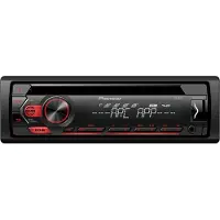 Pioneer DEH-S120UB - CD/MP3-Autoradio Rouge avec USB / AUX-IN