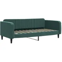vidaXL Lit de jour vert foncé 100x200 cm velours