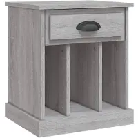 vidaXL Table de chevet sonoma gris 43x36x50 cm