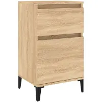 vidaXL Table de chevet chêne sonoma 40x35x70 cm