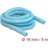 DeLOCK Gaine de câble - 5 m - bleu