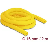DeLOCK Tuyau tressé - 2 mètres - Jaune