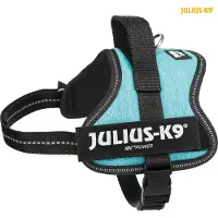 Trixie Harnais de traction Julius-K9 Mini-Mini/XS 40-53 cm/22 mm - bleu océan