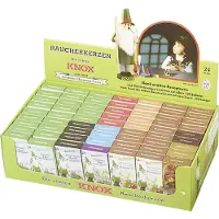Knox Bougie d'encens différents parfums 24 pièces par boîte de 70 présentoirs