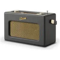 Roberts Radio Roberts Revival iStream 3L, portable, analogique et numérique, DAB, DAB+, FM, prise jack 3,5 mm, port USB Type A, bronze, anthracite