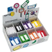 Wedo Porte-clés avec étiquette de marquage, Multicolore