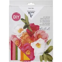 Clairefontaine Kit papier crépon - Bouquet de fleurs - 21 pcs