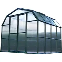 RION Green serre Grand Gardener en plastique serre de culture serre 7.02 m² toit à deux versants