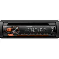 Pioneer Autoradio , MOSFET 4x 50 W, RDS, USB, AUX, comp. Android, boutons rétroéclairés orange