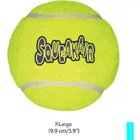 Kong Grinceur d'air, Ø 10 cm, jaune (Jouet de balle pour chiens)