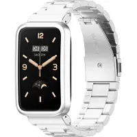 Cover-Discount Xiaomi Mi Band 7 Pro - bracelet maille argenté (Acier inoxydable), Sangles de montre, Argent