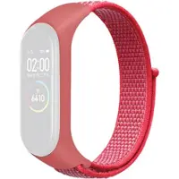 Cover-Discount Xiaomi Mi Band - Bracelet en nylon velcro rose (Nylon), Sangles de montre, Pink