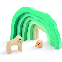 Hape Blocs à empiler Ours polaires dans l'Arctique
