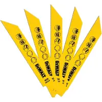 DeWalt DT2384QZ Max 3mm 152mm Lame de scie alternative Bimétal Métaux/Tuyaux/Profilés (Import Grande Bretagne)