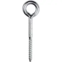 Tox 05810114 Grs Safe Fix 12x350 Mm Screw Eye Hook 20 Units Argenté