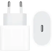 Apple Adaptateur secteur USB-C original iPhone X - Chargeur - Connexion USB-C - 20W - Blanc