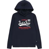 Jack & Jones Logo Hoodie Bleu 6 Years Garçon