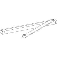 Geze Glissière pour ECturn blanc 9016 mécanique